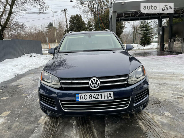 Синий Фольксваген Туарег, объемом двигателя 3 л и пробегом 201 тыс. км за 15500 $, фото 9 на Automoto.ua