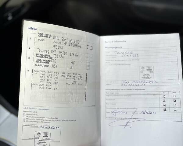 Синий Фольксваген Туарег, объемом двигателя 2.97 л и пробегом 435 тыс. км за 16200 $, фото 36 на Automoto.ua