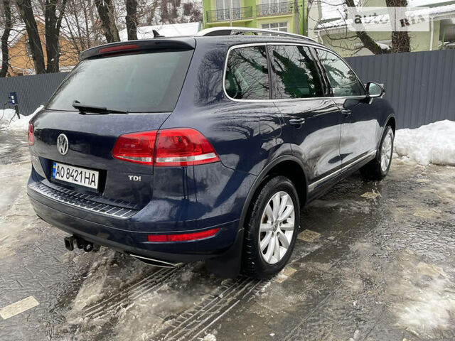 Синий Фольксваген Туарег, объемом двигателя 3 л и пробегом 201 тыс. км за 15500 $, фото 4 на Automoto.ua