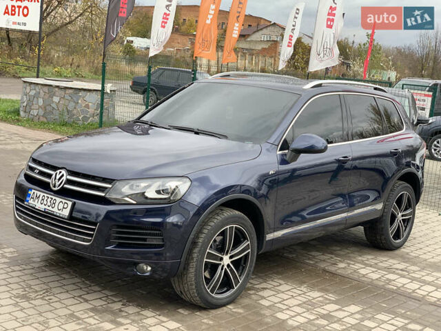 Синий Фольксваген Туарег, объемом двигателя 3 л и пробегом 210 тыс. км за 20999 $, фото 2 на Automoto.ua