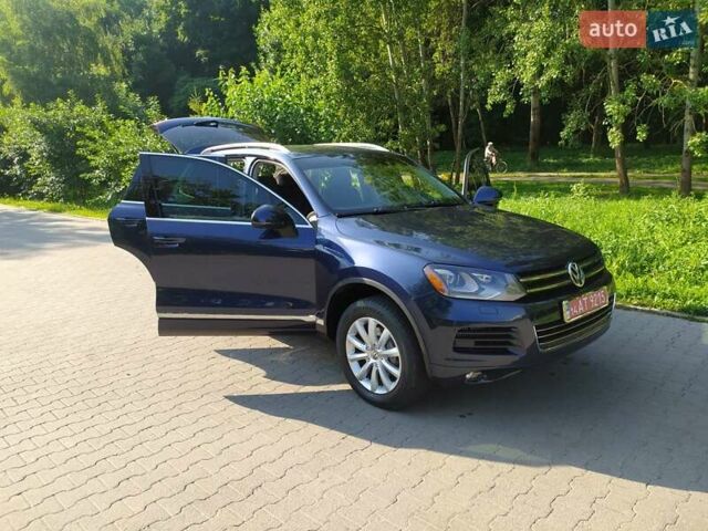 Синий Фольксваген Туарег, объемом двигателя 3 л и пробегом 195 тыс. км за 21000 $, фото 3 на Automoto.ua