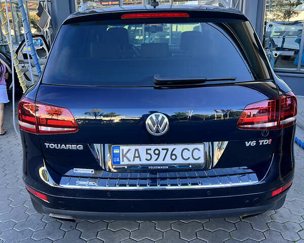 Фольксваген Туарег 2013 в Харькове на Automoto.ua Синий Фольксваген Туарег, объемом двигателя 2.97 л и пробегом 153 тыс. км за 29500 $, фото 8 на Automoto.ua