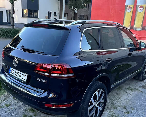 Фольксваген Туарег 2013 в Харькове на Automoto.ua Синий Фольксваген Туарег, объемом двигателя 2.97 л и пробегом 153 тыс. км за 29500 $, фото 5 на Automoto.ua