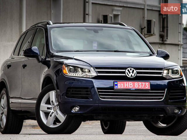 Синий Фольксваген Туарег, объемом двигателя 3 л и пробегом 211 тыс. км за 15700 $, фото 13 на Automoto.ua