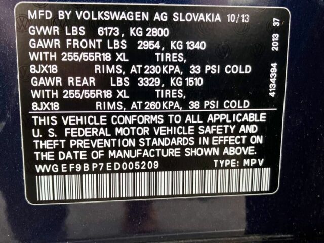 Синій Фольксваген Туарег, об'ємом двигуна 3.6 л та пробігом 292 тис. км за 15000 $, фото 7 на Automoto.ua