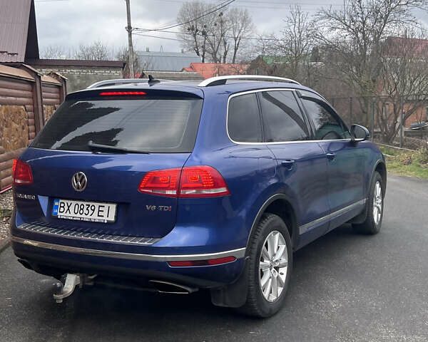 Синий Фольксваген Туарег, объемом двигателя 2.97 л и пробегом 190 тыс. км за 24800 $, фото 4 на Automoto.ua