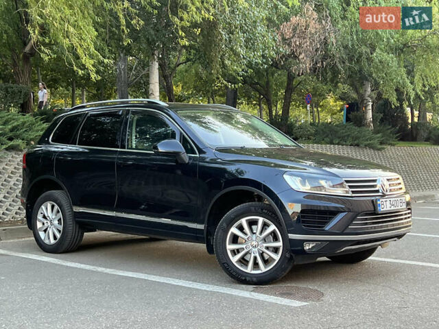 Синий Фольксваген Туарег, объемом двигателя 3 л и пробегом 102 тыс. км за 35900 $, фото 9 на Automoto.ua