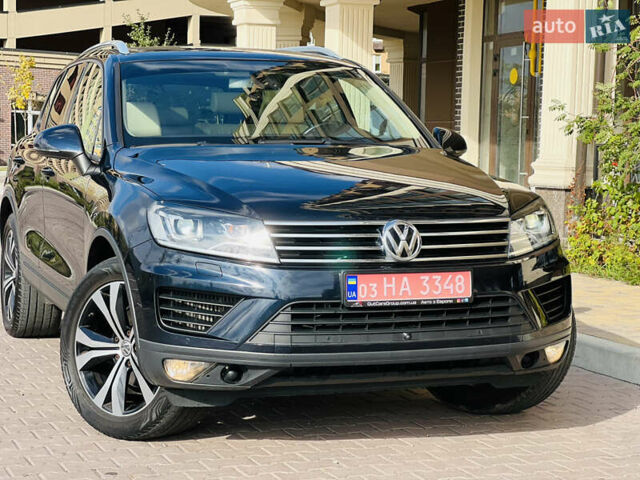 Синий Фольксваген Туарег, объемом двигателя 3 л и пробегом 182 тыс. км за 24900 $, фото 3 на Automoto.ua