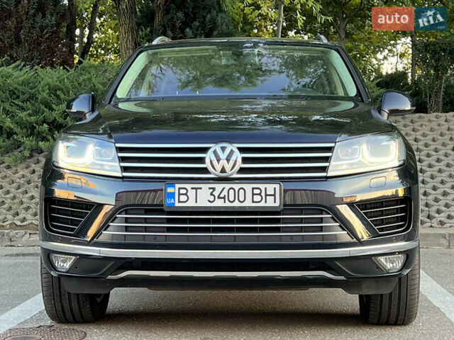 Синий Фольксваген Туарег, объемом двигателя 3 л и пробегом 102 тыс. км за 35900 $, фото 7 на Automoto.ua