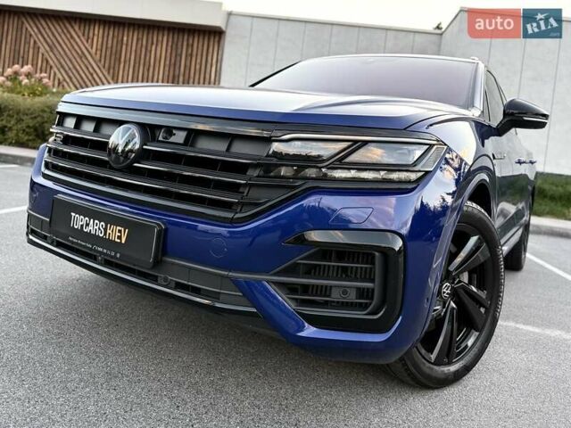 Синий Фольксваген Туарег, объемом двигателя 3 л и пробегом 79 тыс. км за 62500 $, фото 1 на Automoto.ua