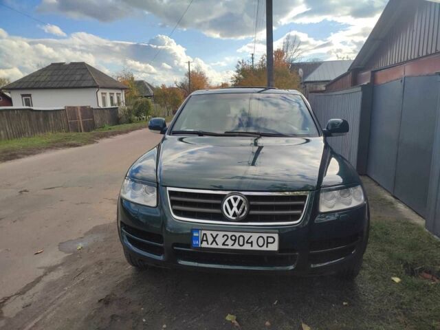 Зеленый Фольксваген Туарег, объемом двигателя 2.5 л и пробегом 322 тыс. км за 7200 $, фото 16 на Automoto.ua