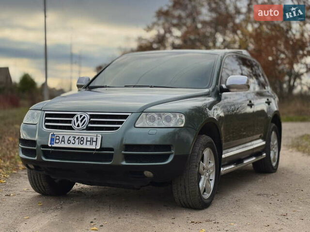 Зеленый Фольксваген Туарег, объемом двигателя 3.19 л и пробегом 259 тыс. км за 7999 $, фото 4 на Automoto.ua