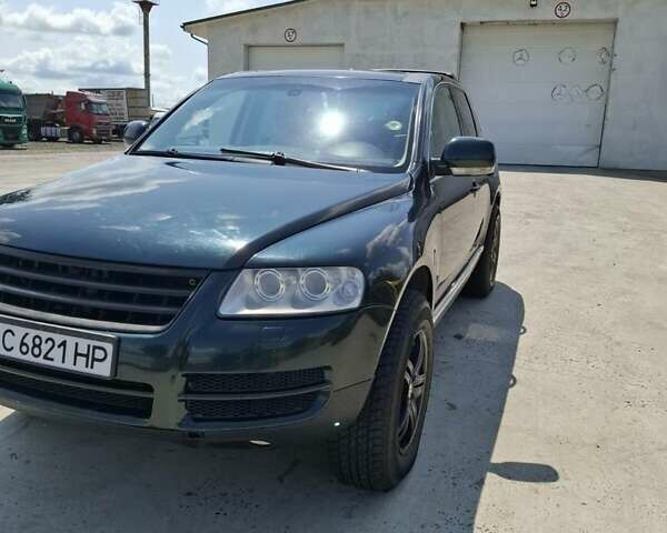 Зеленый Фольксваген Туарег, объемом двигателя 2.5 л и пробегом 353 тыс. км за 7500 $, фото 12 на Automoto.ua