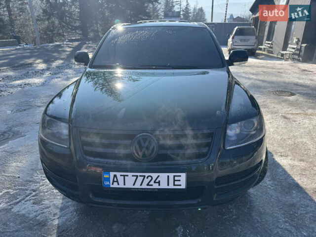 Зеленый Фольксваген Туарег, объемом двигателя 4.92 л и пробегом 270 тыс. км за 8700 $, фото 1 на Automoto.ua