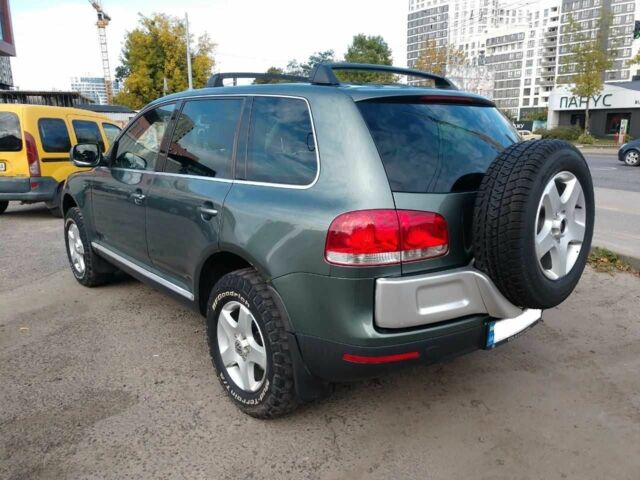 Зеленый Фольксваген Туарег, объемом двигателя 2.5 л и пробегом 316 тыс. км за 10900 $, фото 7 на Automoto.ua