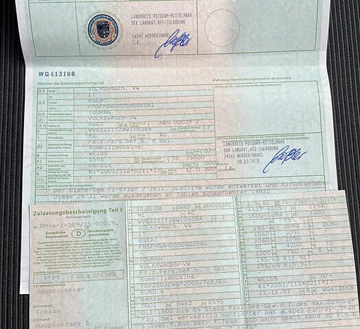 Білий Фольксваген Туран, об'ємом двигуна 1.6 л та пробігом 218 тис. км за 8499 $, фото 46 на Automoto.ua