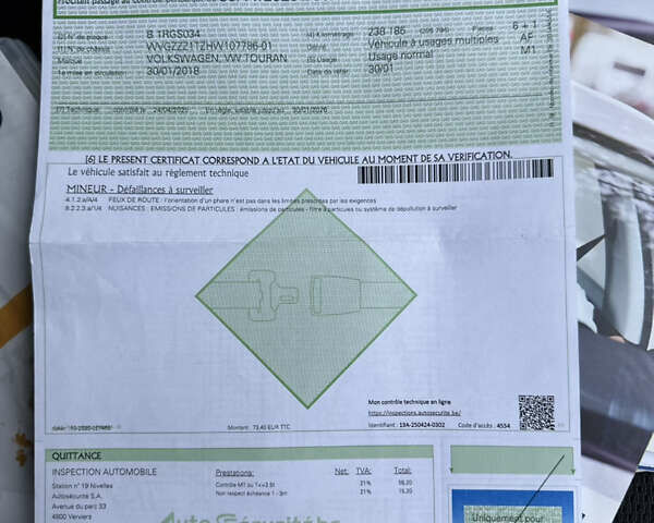 Белый Фольксваген Туран, объемом двигателя 1.6 л и пробегом 252 тыс. км за 14000 $, фото 78 на Automoto.ua