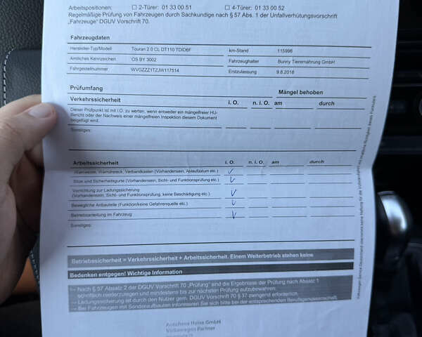 Белый Фольксваген Туран, объемом двигателя 1.97 л и пробегом 258 тыс. км за 18300 $, фото 75 на Automoto.ua