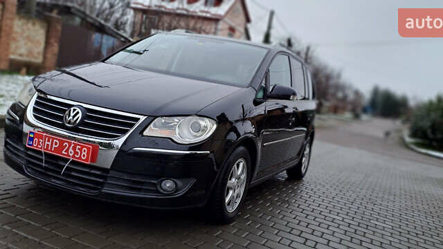 Черный Фольксваген Туран, объемом двигателя 1.4 л и пробегом 193 тыс. км за 6950 $, фото 8 на Automoto.ua