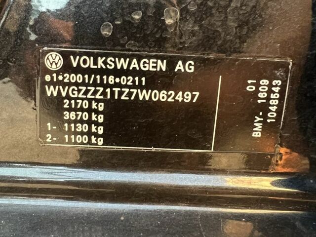 Черный Фольксваген Туран, объемом двигателя 1.4 л и пробегом 271 тыс. км за 5000 $, фото 9 на Automoto.ua