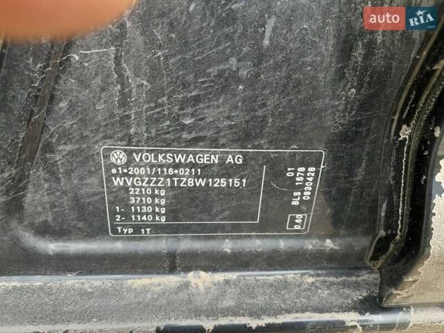 Чорний Фольксваген Туран, об'ємом двигуна 1.9 л та пробігом 255 тис. км за 8300 $, фото 14 на Automoto.ua
