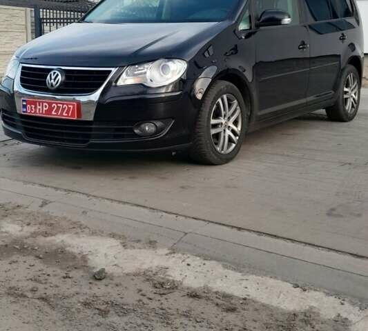 Чорний Фольксваген Туран, об'ємом двигуна 1.4 л та пробігом 212 тис. км за 6200 $, фото 1 на Automoto.ua
