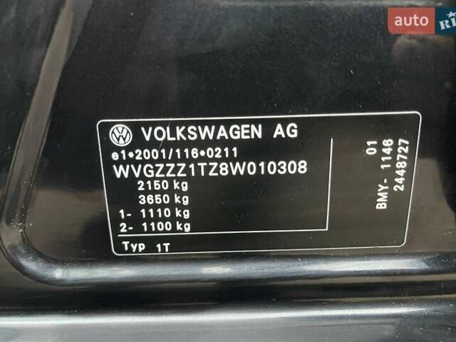 Черный Фольксваген Туран, объемом двигателя 1.4 л и пробегом 194 тыс. км за 6555 $, фото 48 на Automoto.ua