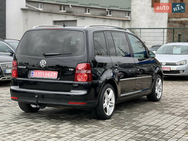Черный Фольксваген Туран, объемом двигателя 1.4 л и пробегом 195 тыс. км за 7600 $, фото 6 на Automoto.ua