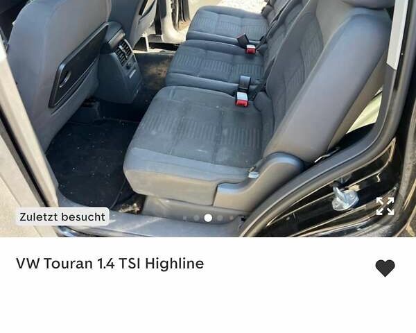 Черный Фольксваген Туран, объемом двигателя 1.4 л и пробегом 238 тыс. км за 7888 $, фото 255 на Automoto.ua