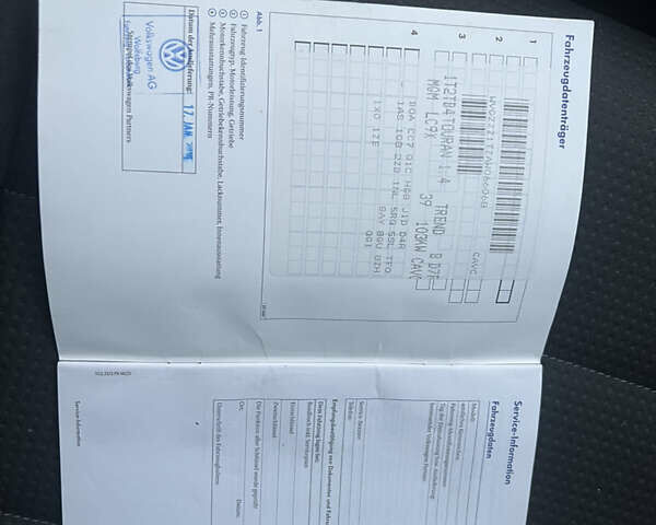 Черный Фольксваген Туран, объемом двигателя 1.4 л и пробегом 213 тыс. км за 8100 $, фото 79 на Automoto.ua