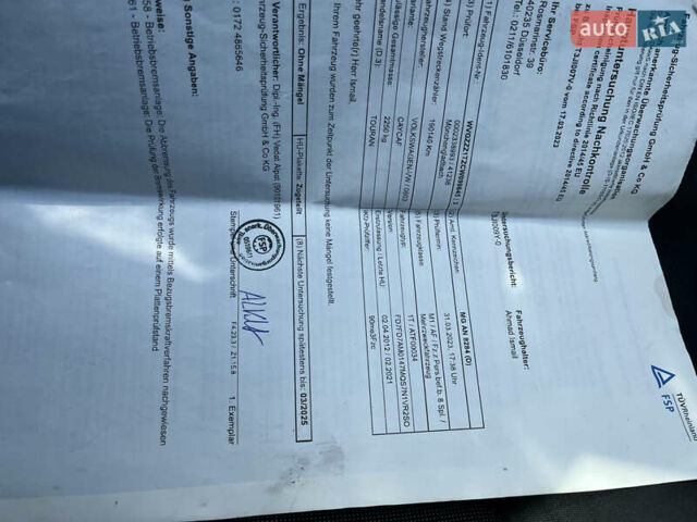 Чорний Фольксваген Туран, об'ємом двигуна 1.6 л та пробігом 228 тис. км за 11999 $, фото 25 на Automoto.ua