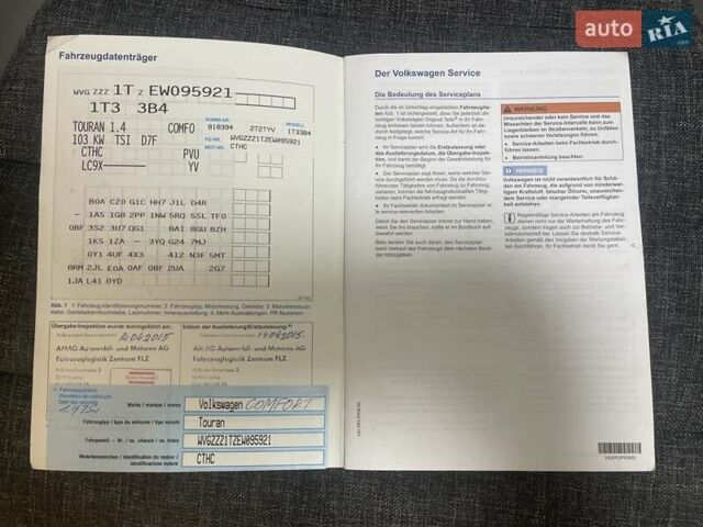 Черный Фольксваген Туран, объемом двигателя 1.4 л и пробегом 207 тыс. км за 10777 $, фото 147 на Automoto.ua