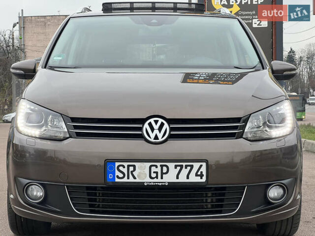 Коричневый Фольксваген Туран, объемом двигателя 2 л и пробегом 171 тыс. км за 14799 $, фото 1 на Automoto.ua