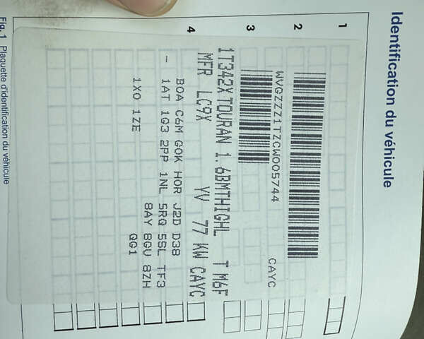 Красный Фольксваген Туран, объемом двигателя 1.6 л и пробегом 210 тыс. км за 10600 $, фото 12 на Automoto.ua