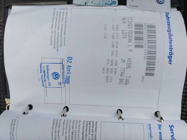 Сірий Фольксваген Туран, об'ємом двигуна 1.9 л та пробігом 185 тис. км за 7400 $, фото 12 на Automoto.ua