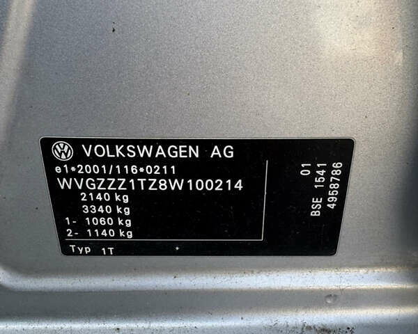 Серый Фольксваген Туран, объемом двигателя 1.6 л и пробегом 199 тыс. км за 7699 $, фото 22 на Automoto.ua