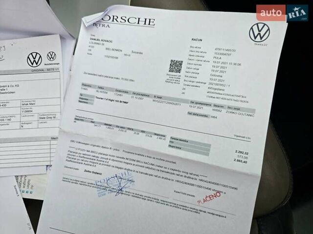 Сірий Фольксваген Туран, об'ємом двигуна 1.4 л та пробігом 220 тис. км за 7400 $, фото 66 на Automoto.ua
