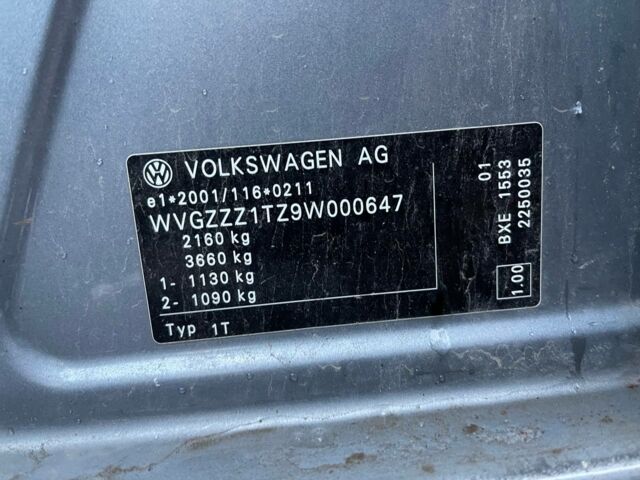 Серый Фольксваген Туран, объемом двигателя 1.9 л и пробегом 237 тыс. км за 6700 $, фото 18 на Automoto.ua