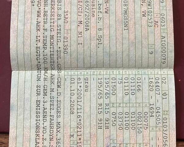 Сірий Фольксваген Туран, об'ємом двигуна 1.4 л та пробігом 202 тис. км за 6800 $, фото 6 на Automoto.ua