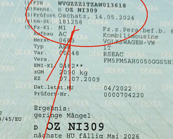 Серый Фольксваген Туран, объемом двигателя 1.6 л и пробегом 196 тыс. км за 8999 $, фото 66 на Automoto.ua