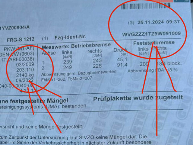 Сірий Фольксваген Туран, об'ємом двигуна 1.6 л та пробігом 212 тис. км за 8499 $, фото 75 на Automoto.ua