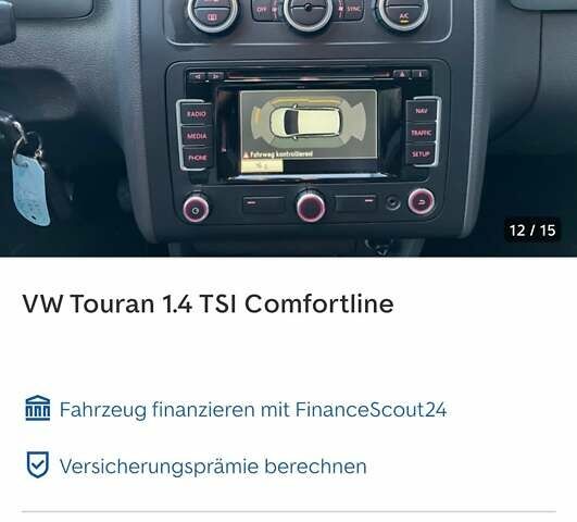 Серый Фольксваген Туран, объемом двигателя 1.4 л и пробегом 174 тыс. км за 9999 $, фото 297 на Automoto.ua