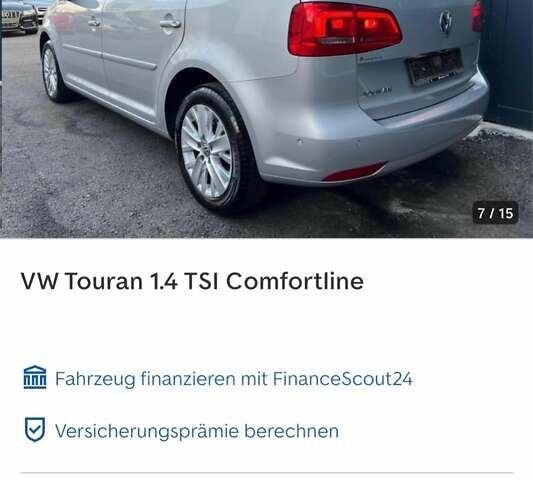 Серый Фольксваген Туран, объемом двигателя 1.4 л и пробегом 174 тыс. км за 9999 $, фото 295 на Automoto.ua