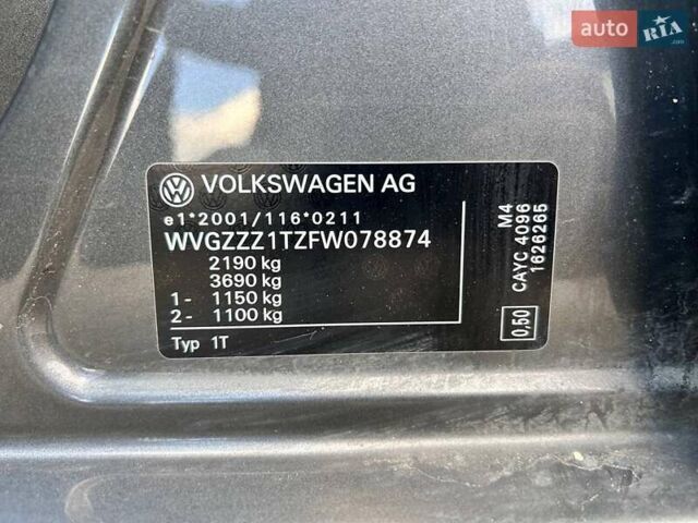 Серый Фольксваген Туран, объемом двигателя 1.6 л и пробегом 267 тыс. км за 11200 $, фото 33 на Automoto.ua
