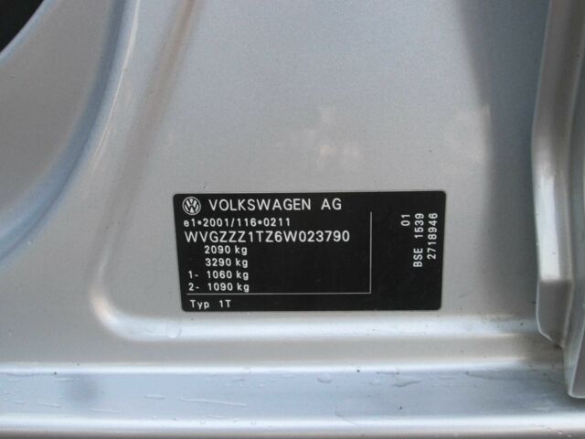 Серый Фольксваген Туран, объемом двигателя 1.6 л и пробегом 230 тыс. км за 6500 $, фото 17 на Automoto.ua