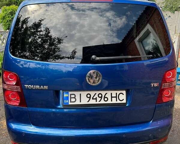 Синий Фольксваген Туран, объемом двигателя 1.4 л и пробегом 192 тыс. км за 6700 $, фото 1 на Automoto.ua