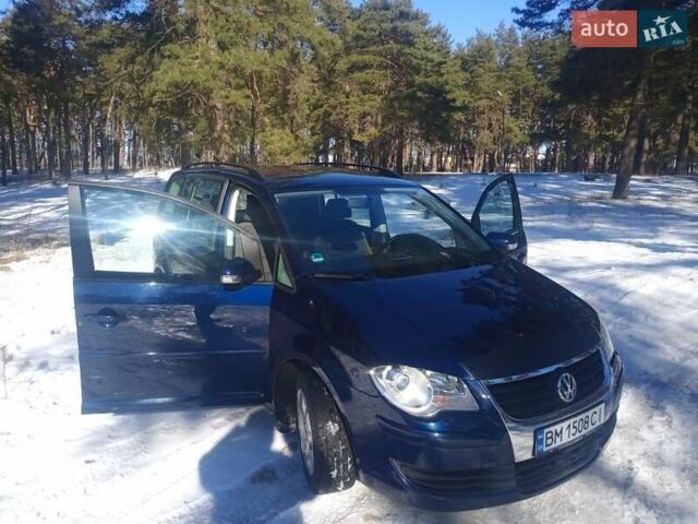 Синий Фольксваген Туран, объемом двигателя 1.4 л и пробегом 205 тыс. км за 7500 $, фото 3 на Automoto.ua