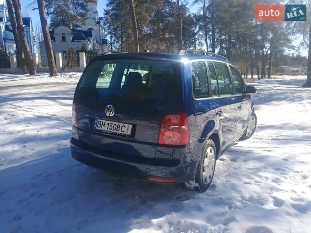 Синий Фольксваген Туран, объемом двигателя 1.4 л и пробегом 205 тыс. км за 7500 $, фото 6 на Automoto.ua