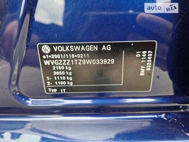 Синій Фольксваген Туран, об'ємом двигуна 1.4 л та пробігом 160 тис. км за 7200 $, фото 12 на Automoto.ua