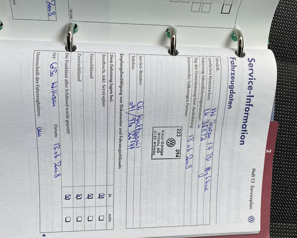 Синий Фольксваген Туран, объемом двигателя 1.4 л и пробегом 229 тыс. км за 6500 $, фото 19 на Automoto.ua